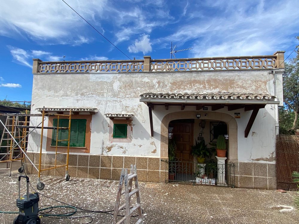 Fachada antes de pintar